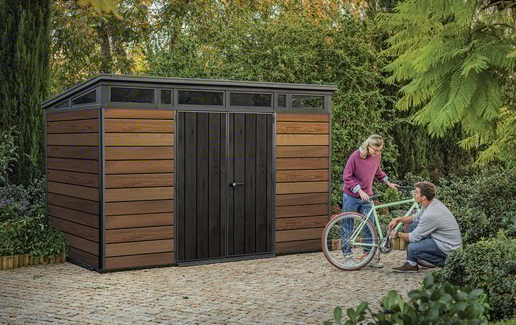 Abri de jardin Abri de jardin Signature 117 (7,4m2) - Marron Aspect